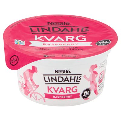 Lindahls Kvarg Yogurt Raspberry Yogurt 150g