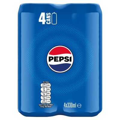 Pepsi Can 4 Pack 330ml