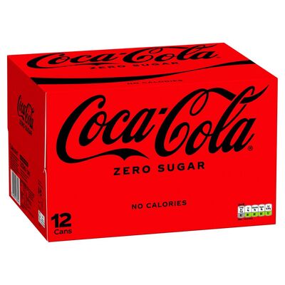 Coca-Cola Zero Can Pack 12 x 330ml 