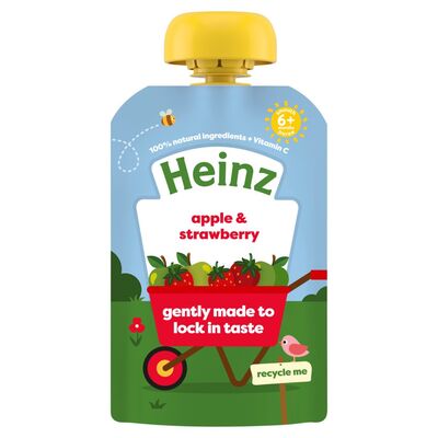Heinz By Nature Apple & Blueberries 6+ Months 100g