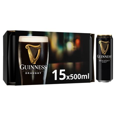 Guinness Draught Can 15 Pack 500ml