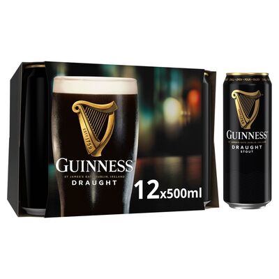 Guinness Can 12 Pack 500ml