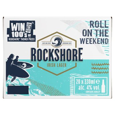 Rockshore Lager Bottle Pack 20 x 330ml