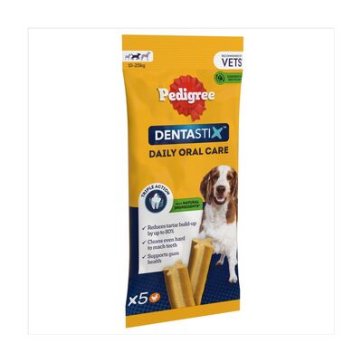 Pedigree Dentastix Daily Medium Dog 5Pack 129g