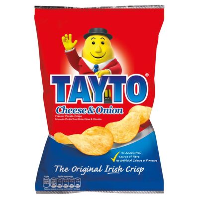 Tayto Cheese & Onion Crisps Share Bag 125g 