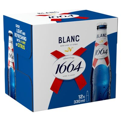 Kronenbourg Blanc Beer Bottle Pack 12 x 330ml