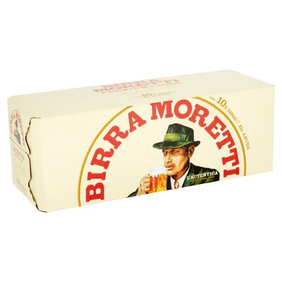 Birra Moretti Can Pack 10 x 330ml