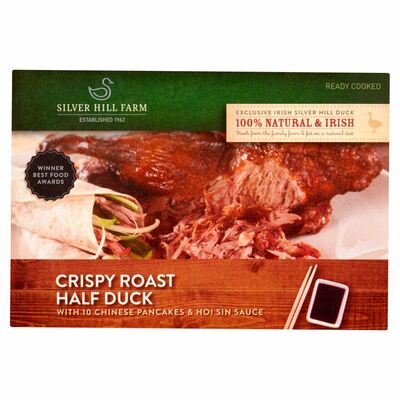 Silver Hill Crispy Roast Half Duck with Pancakes 600g