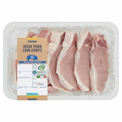 Centra Irish Pork Loin Chops 6 Pack 750g