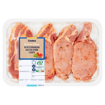 Centra Mediterranean Basted Pork Loin Chops 425g