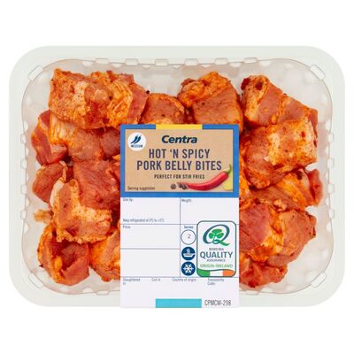 Centra Pork Marinated Belly Bites 400g