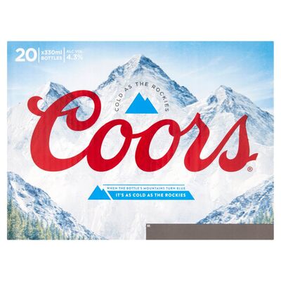 Coors Bottle Pack 20 x 330ml