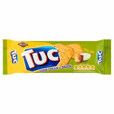 Jacob's Tuc Crackers Sour Cream & Onion Crackers 100g