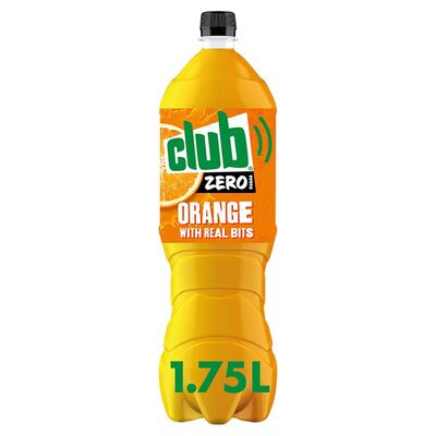 Club Zero Orange Bottle 1.75ltr