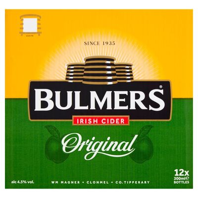 Bulmers Original Cider Bottle Pack 12 x 300ml