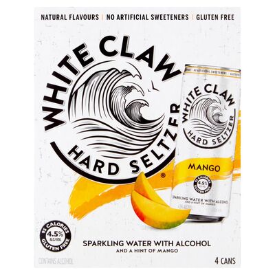 White Claw Mango Can Pack 4 x 330ml