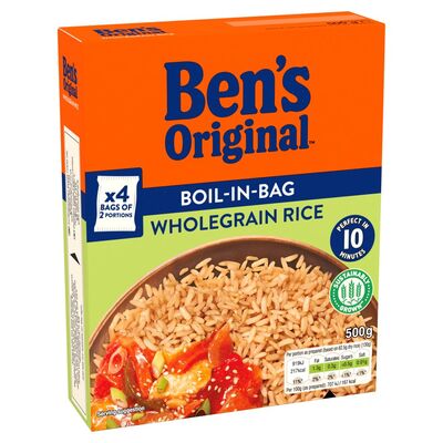 Ben's Original Boil In The Bag Wholegrain Rice 500g