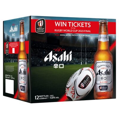 Asahi Super Dry Beer 12 Pack 330ml
