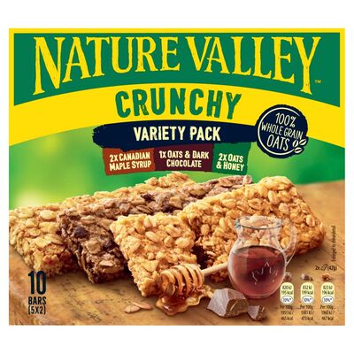Nature Valley Crunchy Variety Pack Bars 5 Pack 42g
