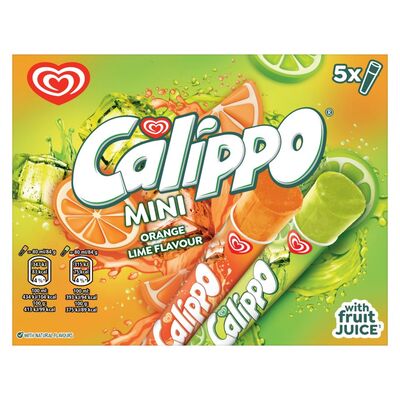 Calippo Mini Orange & Lime 5 Pack 4 420ml