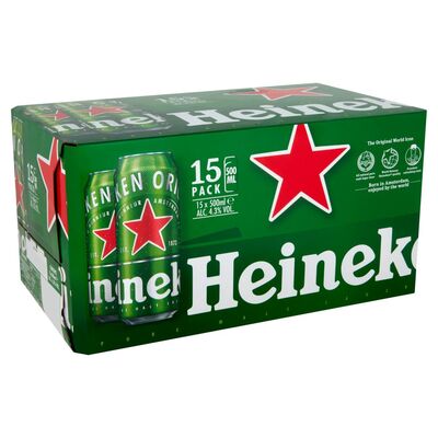 Heineken Can 15 x 500ml