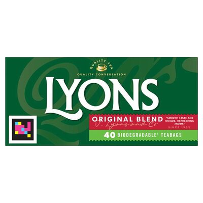 Lyons Original Blend Tea 40 Bags 116g