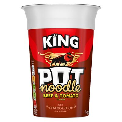 King Pot Noodle King Beef & Tomato 119g