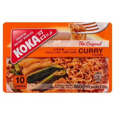 Koka Original Curry Noodles 10 Pack 85g