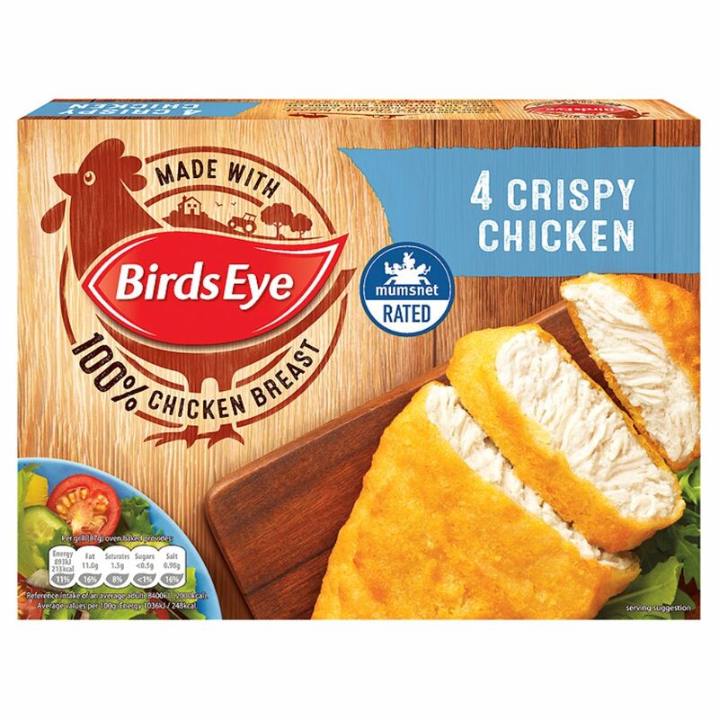 Birds Eye 4 Crispy Chicken 340g