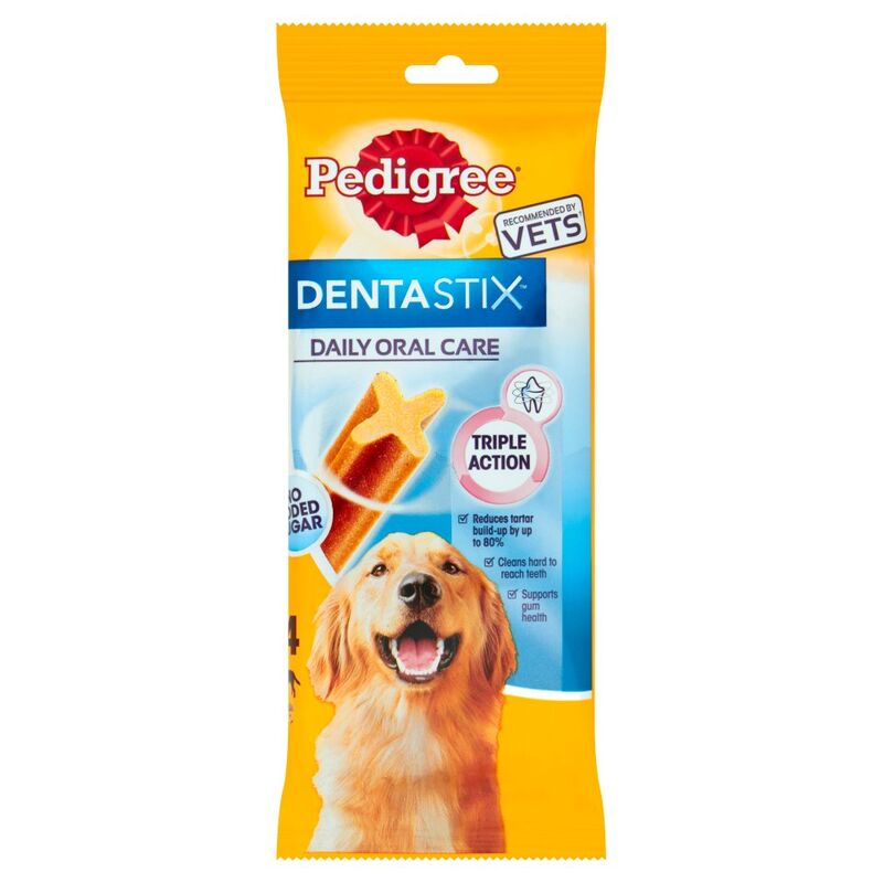Pedigree Dentastix Daily Oral Care Large 25kg+ 4 Sticks 154g