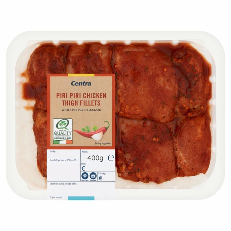 Centra Piri Piri Chicken Thigh Fillets 400g