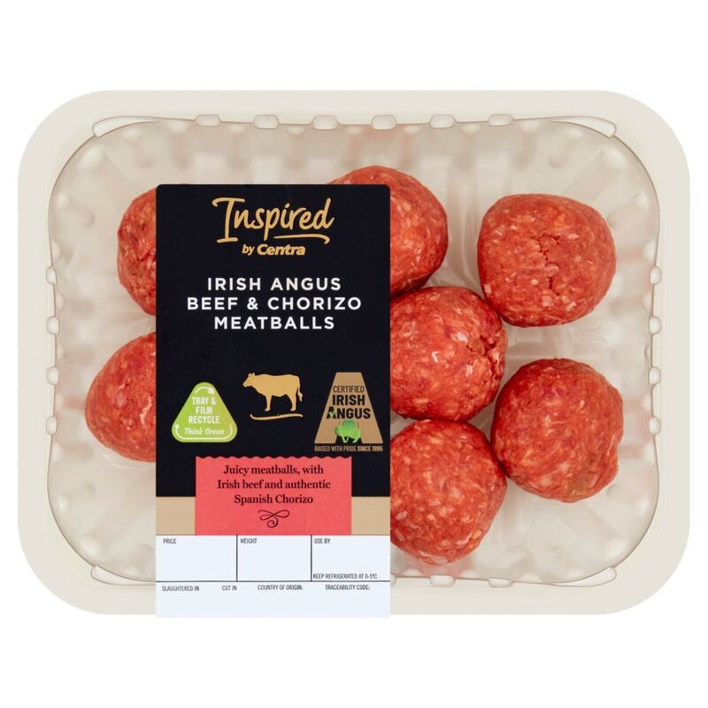 Inspired by Centra Irish Angus Beef & Chorizo Meatballs