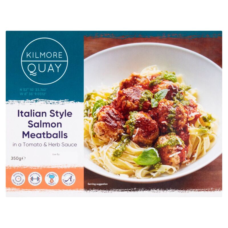 Kilmore Quay Italian Style Salmon Meatballs in a Tomato & Herb Sauce 350g