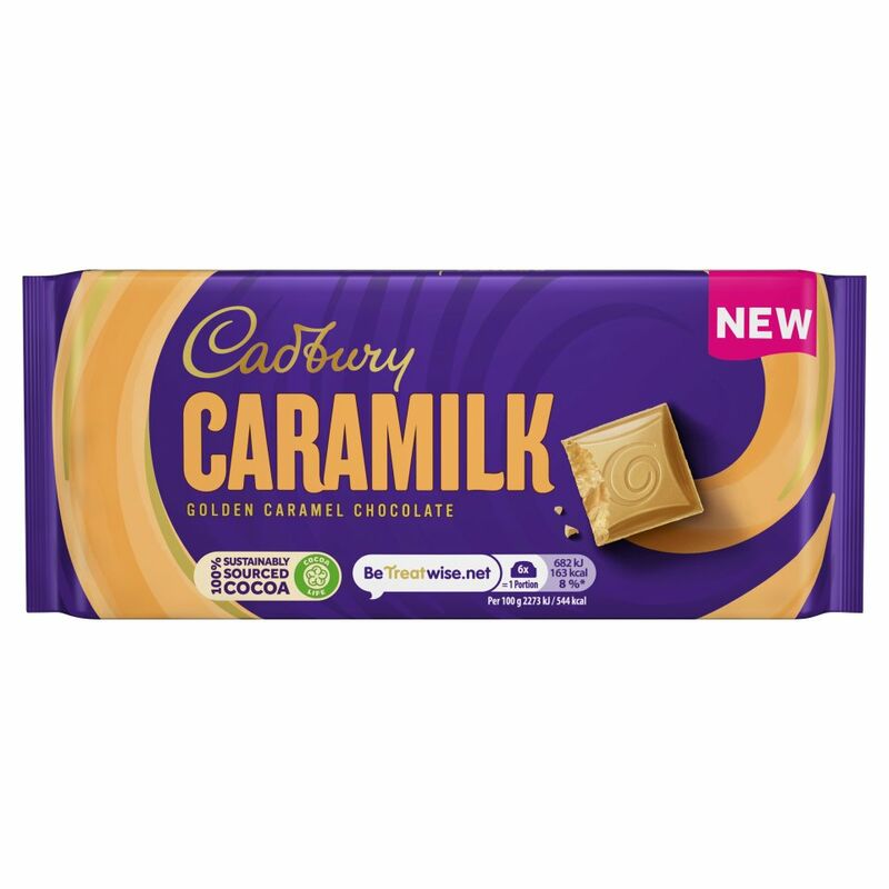Cadbury Caramilk Golden Caramel Chocolate Bar 90g