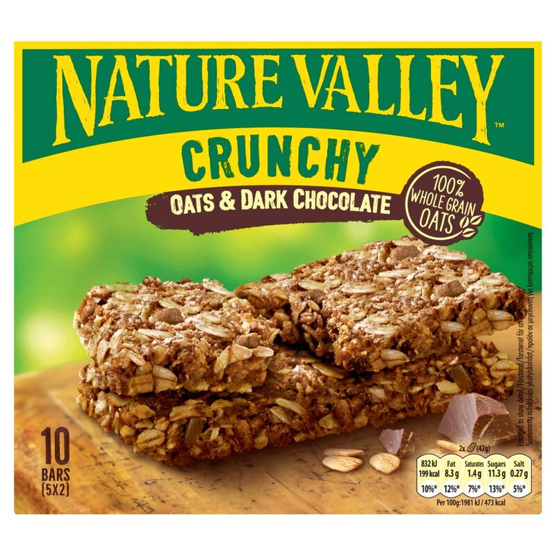 Nature Valley Crunchy Oats & Dark Chocolate 5 x 42g (210g)