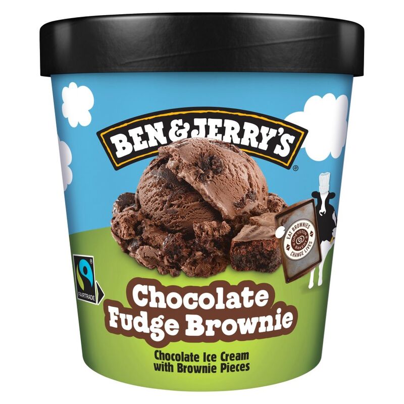 Ben & Jerry's  Ice Cream Chocolate Fudge Brownie 465 ml 